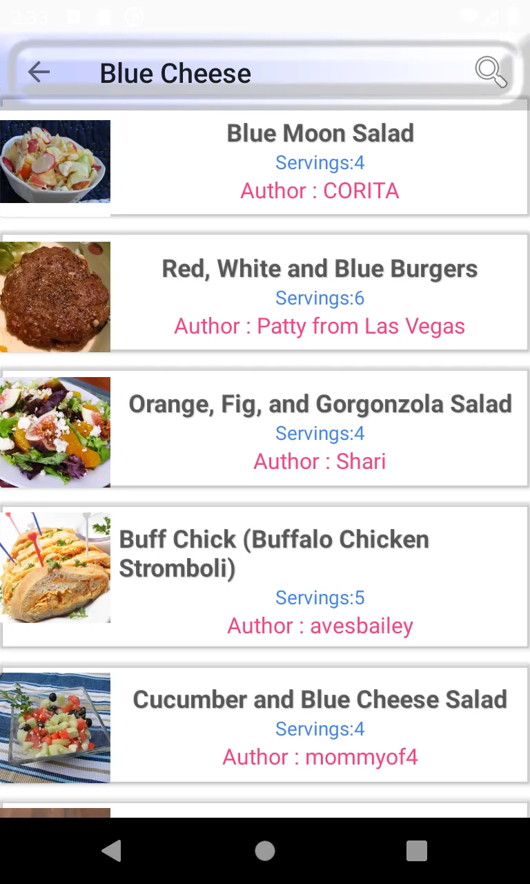 Blue cheese recipe | Indus Appstore | Screenshot