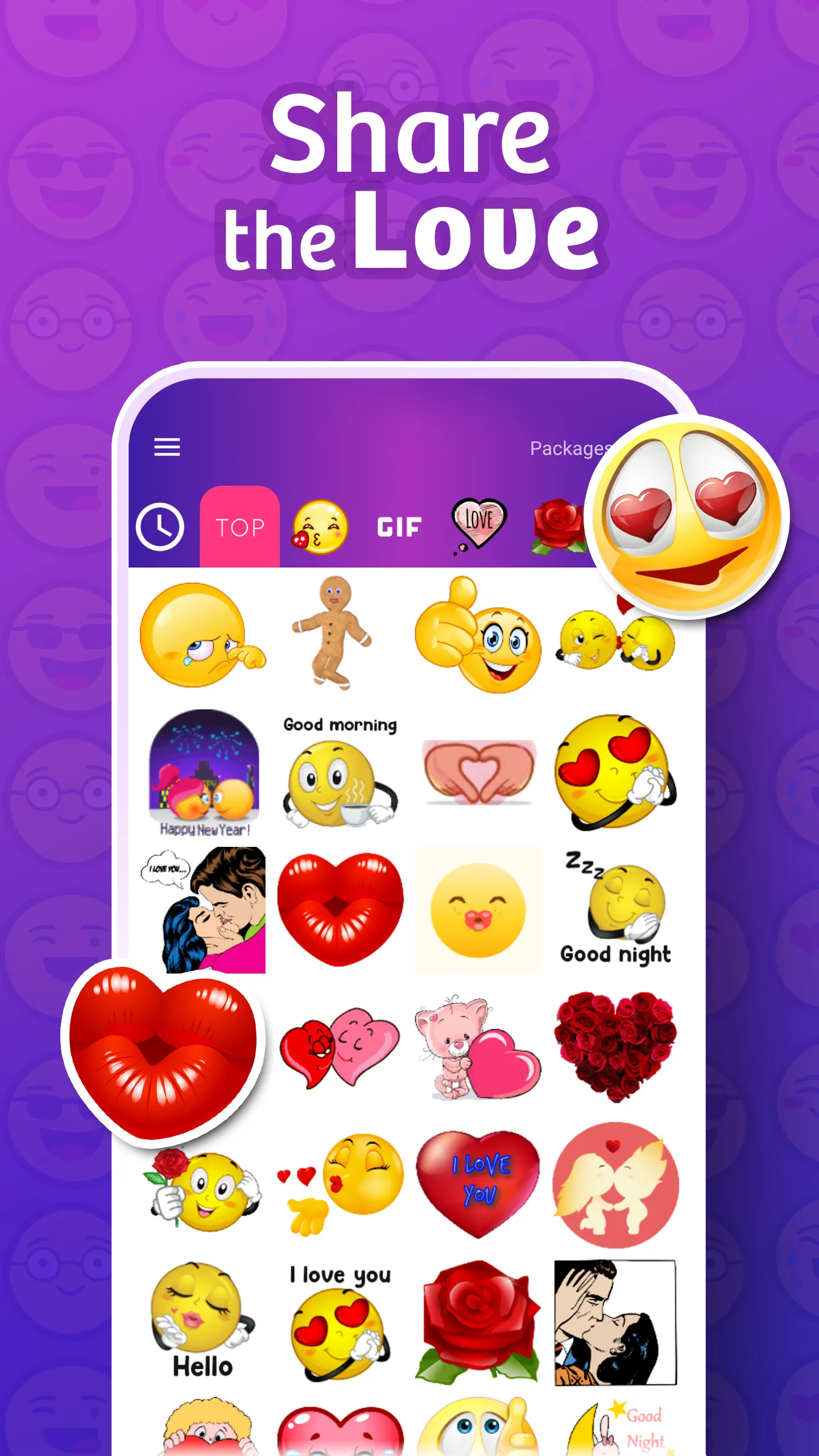 WhatsLov Stickers (WASticker) | Indus Appstore | Screenshot