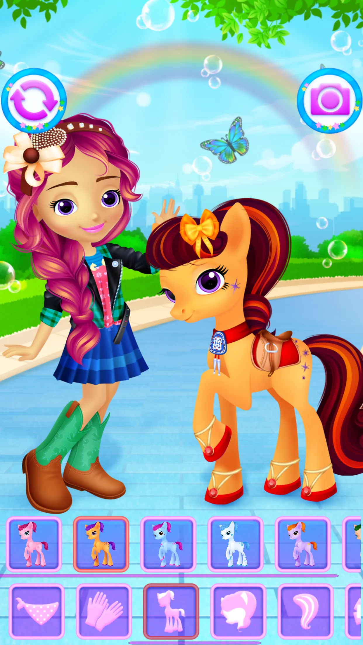 Pony & Girl Dress Up | Indus Appstore | Screenshot