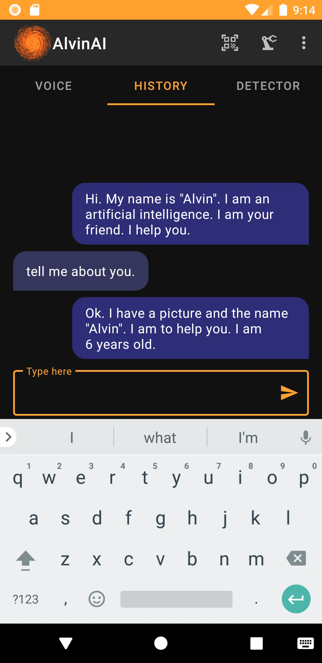 Alvin AI Assistant | Indus Appstore | Screenshot