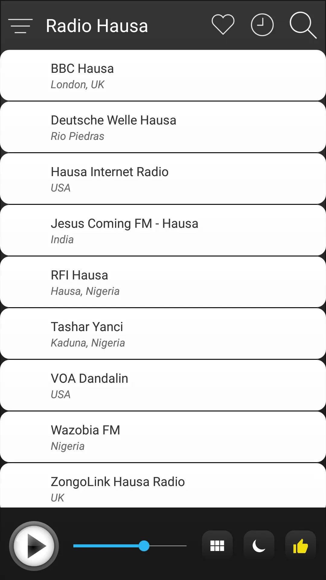 Hausa Radio FM AM Music | Indus Appstore | Screenshot