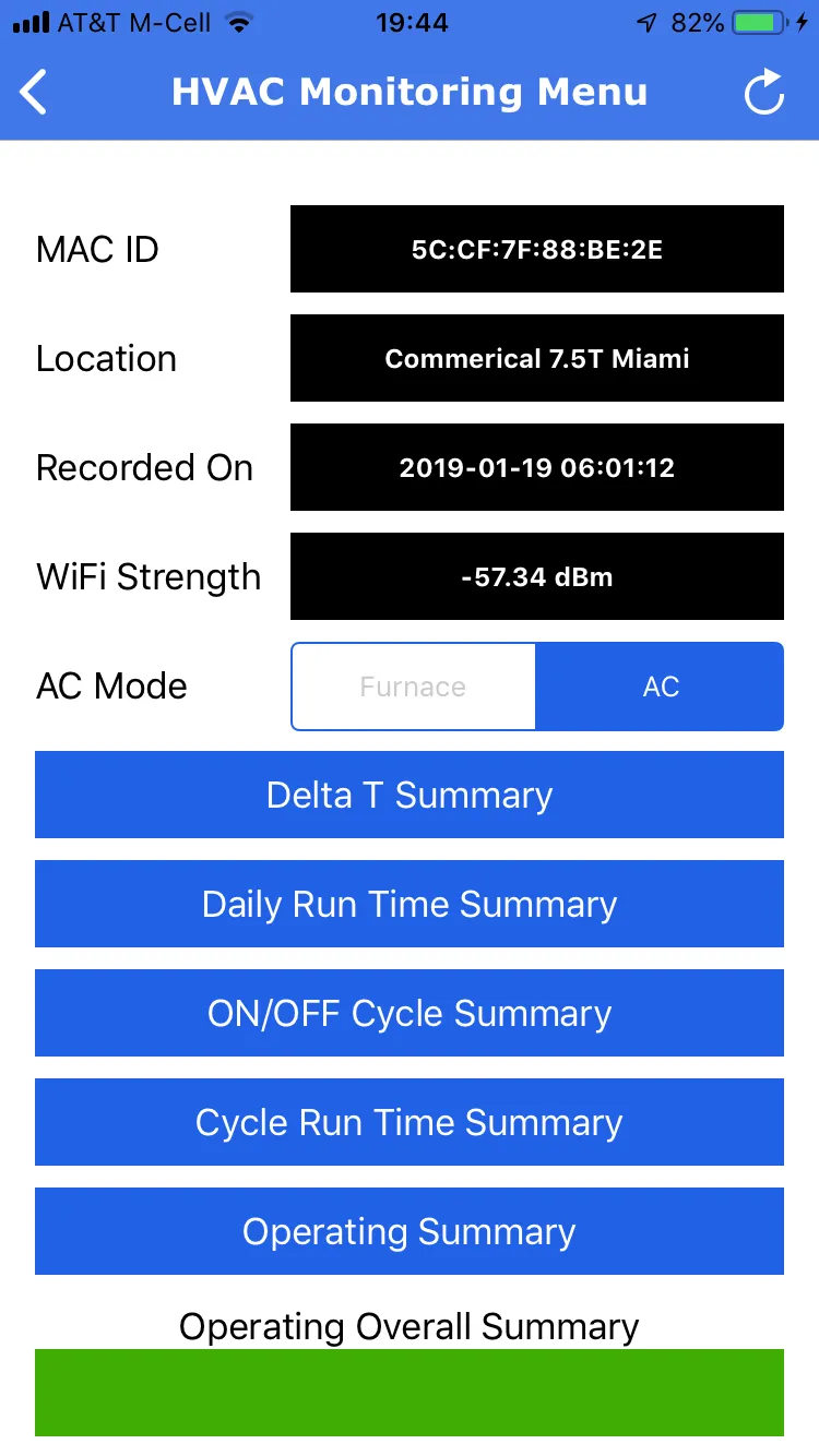 MCerberus® HVAC Monitoring | Indus Appstore | Screenshot