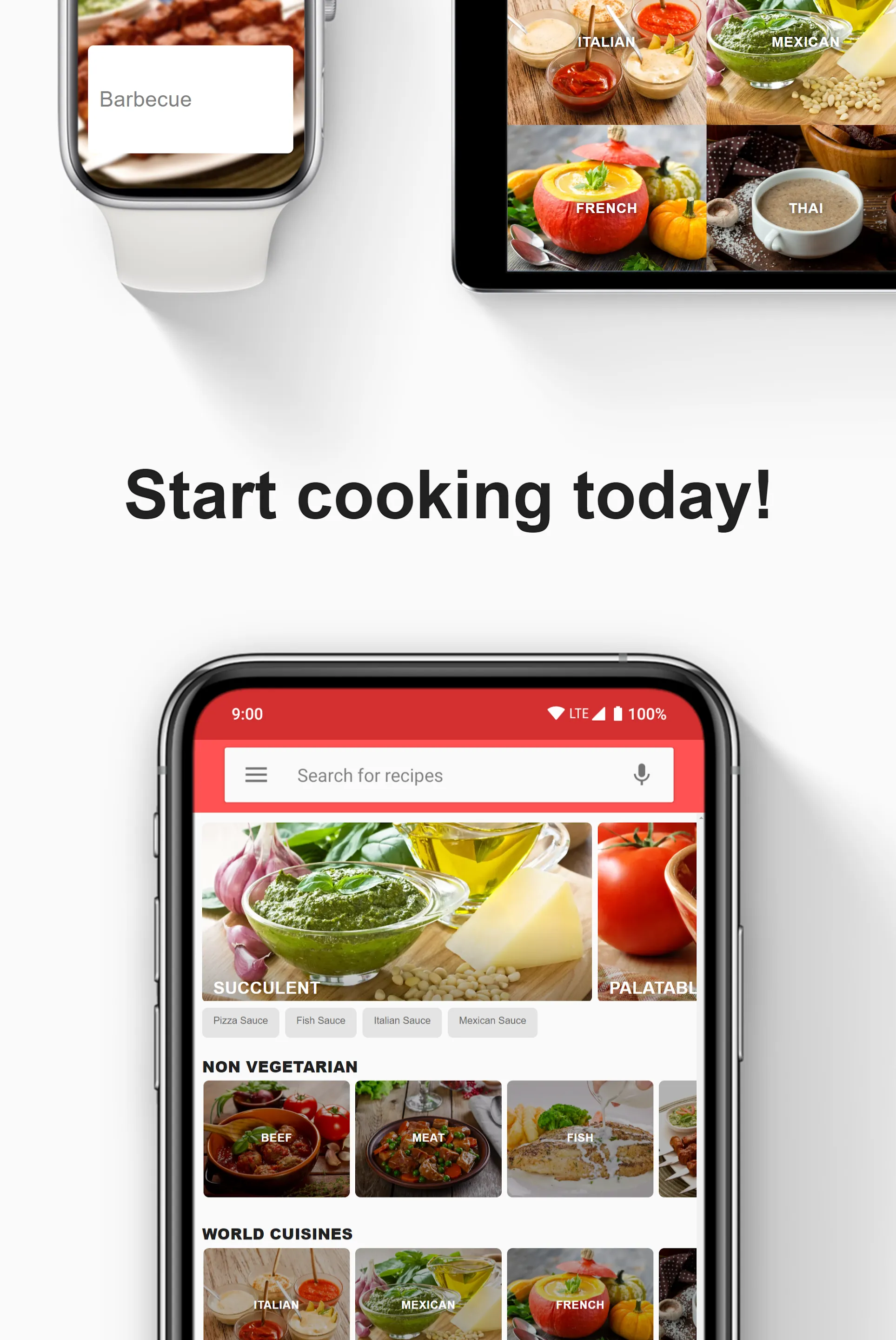 Sauce recipes app | Indus Appstore | Screenshot