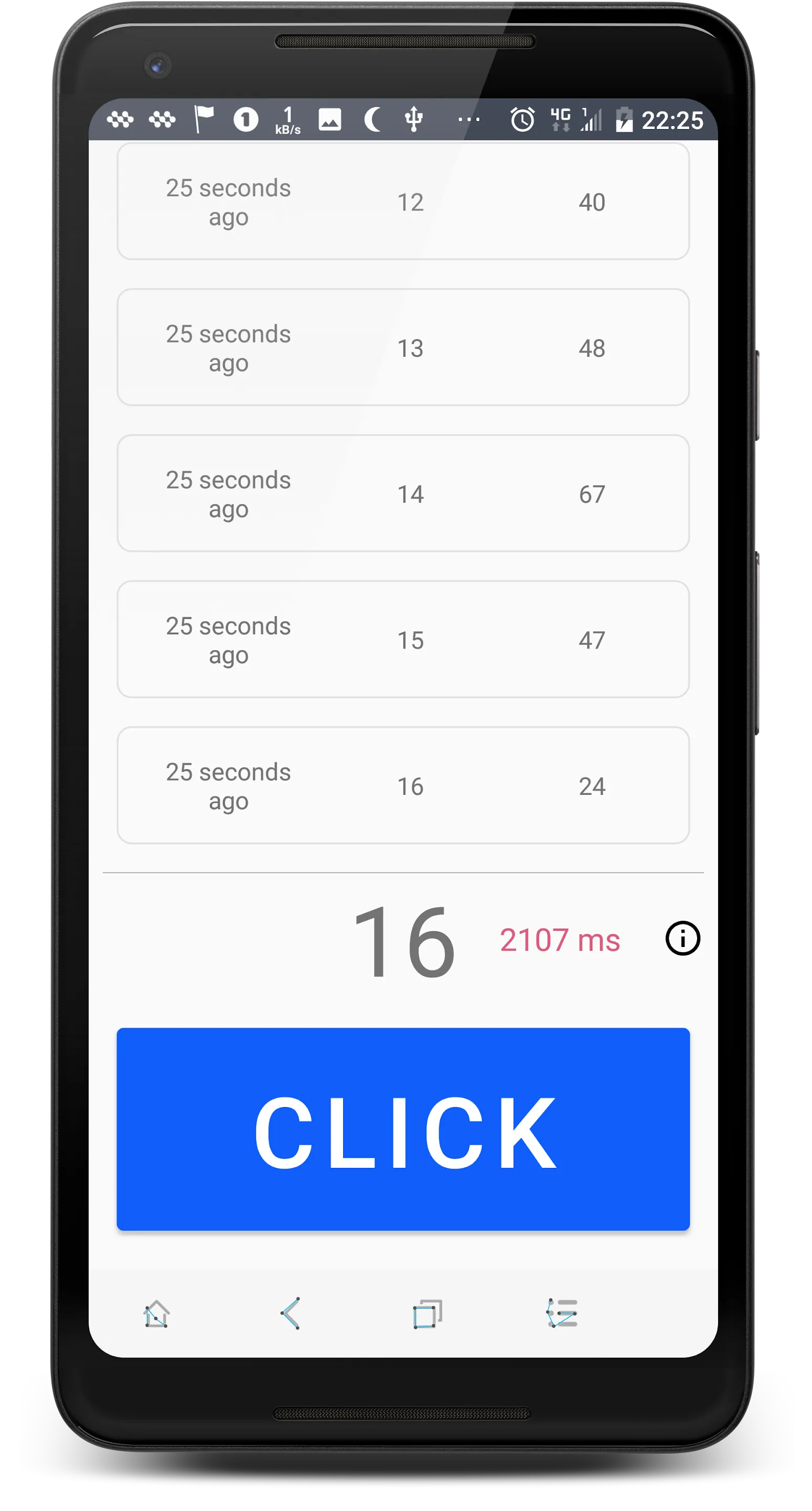 Touch, tap and click Counter | Indus Appstore | Screenshot