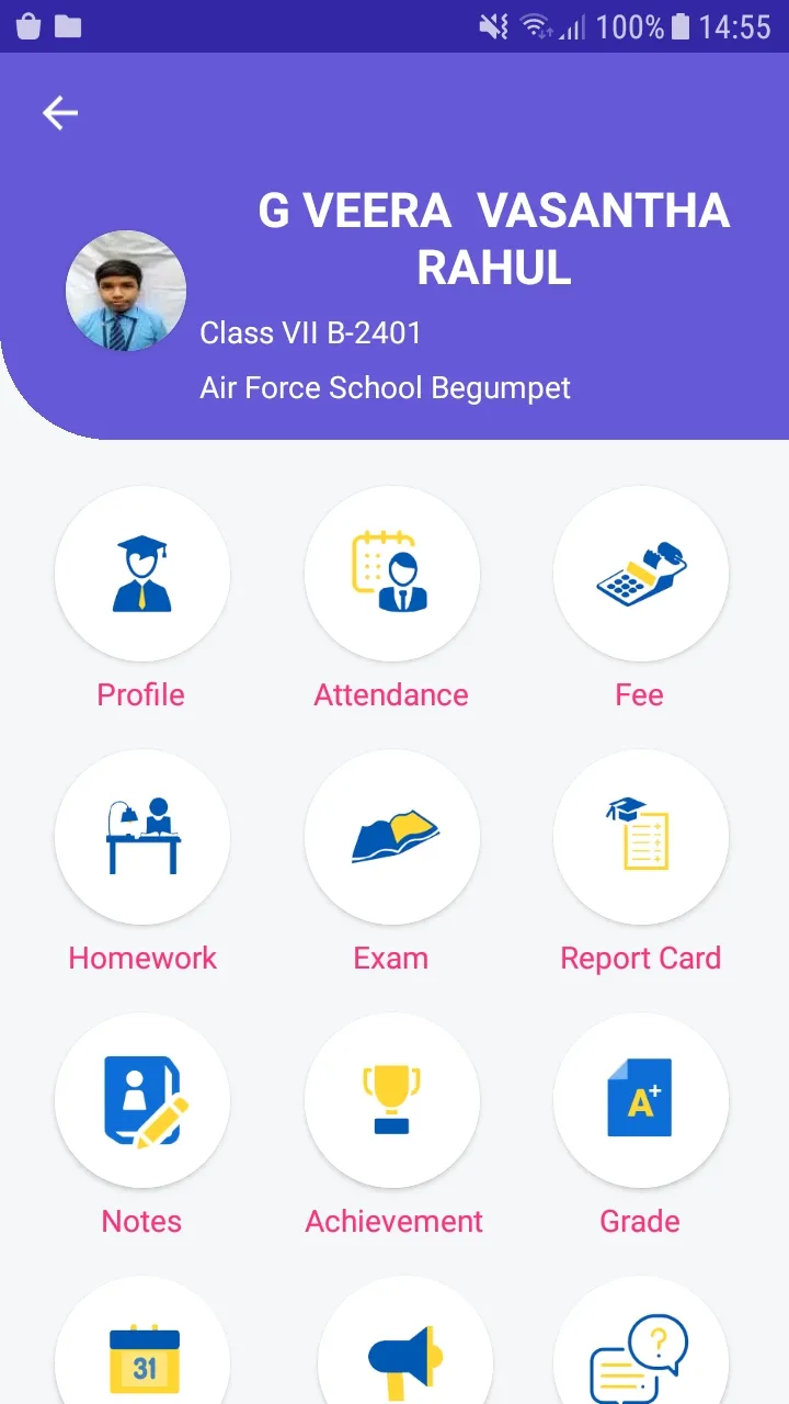 AFS - Begumpet Parent App | Indus Appstore | Screenshot