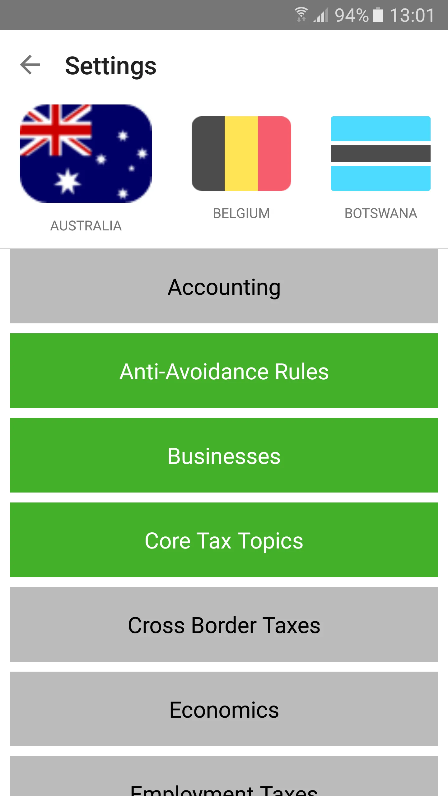 Deloitte tax@hand | Indus Appstore | Screenshot