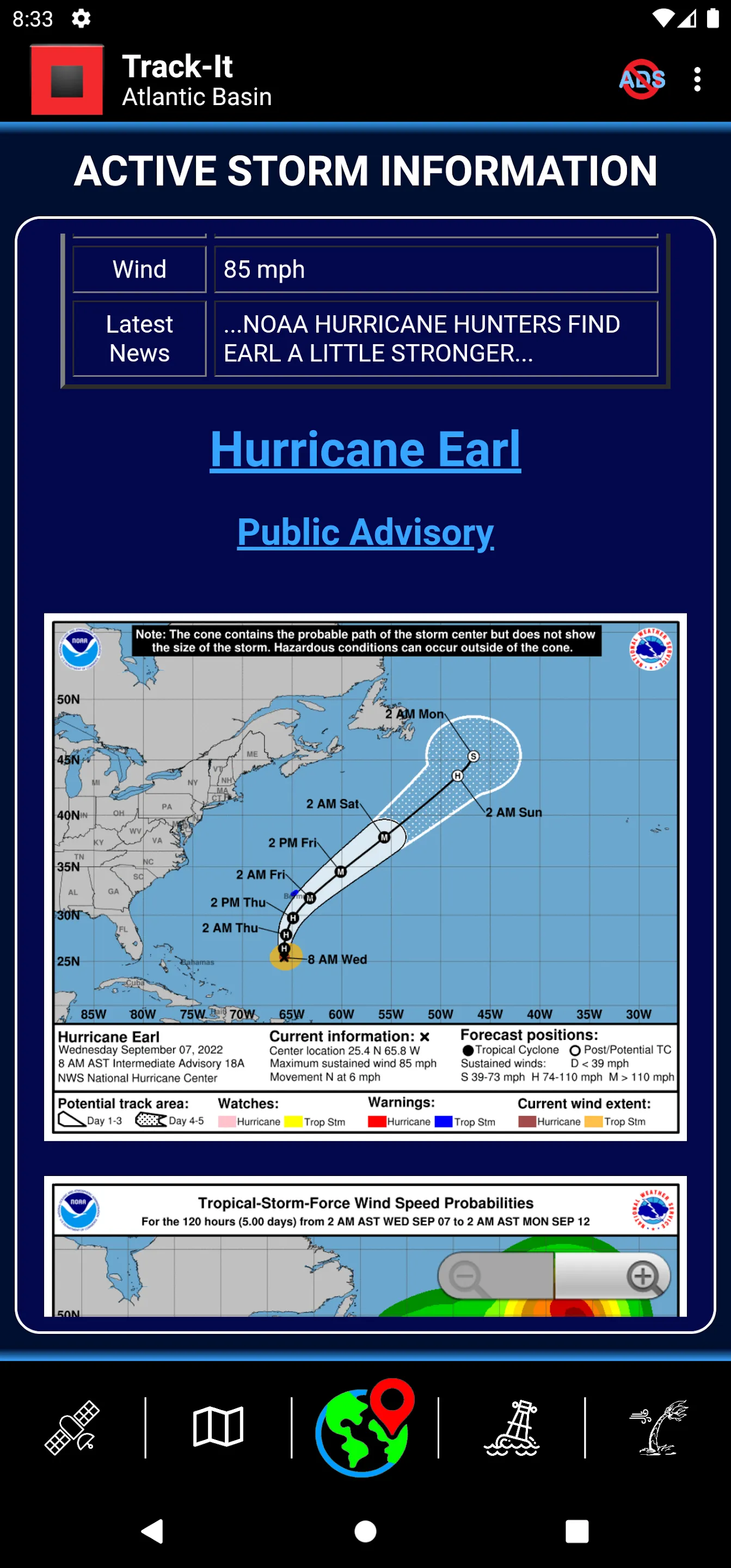 Track-It for Hurricanes | Indus Appstore | Screenshot