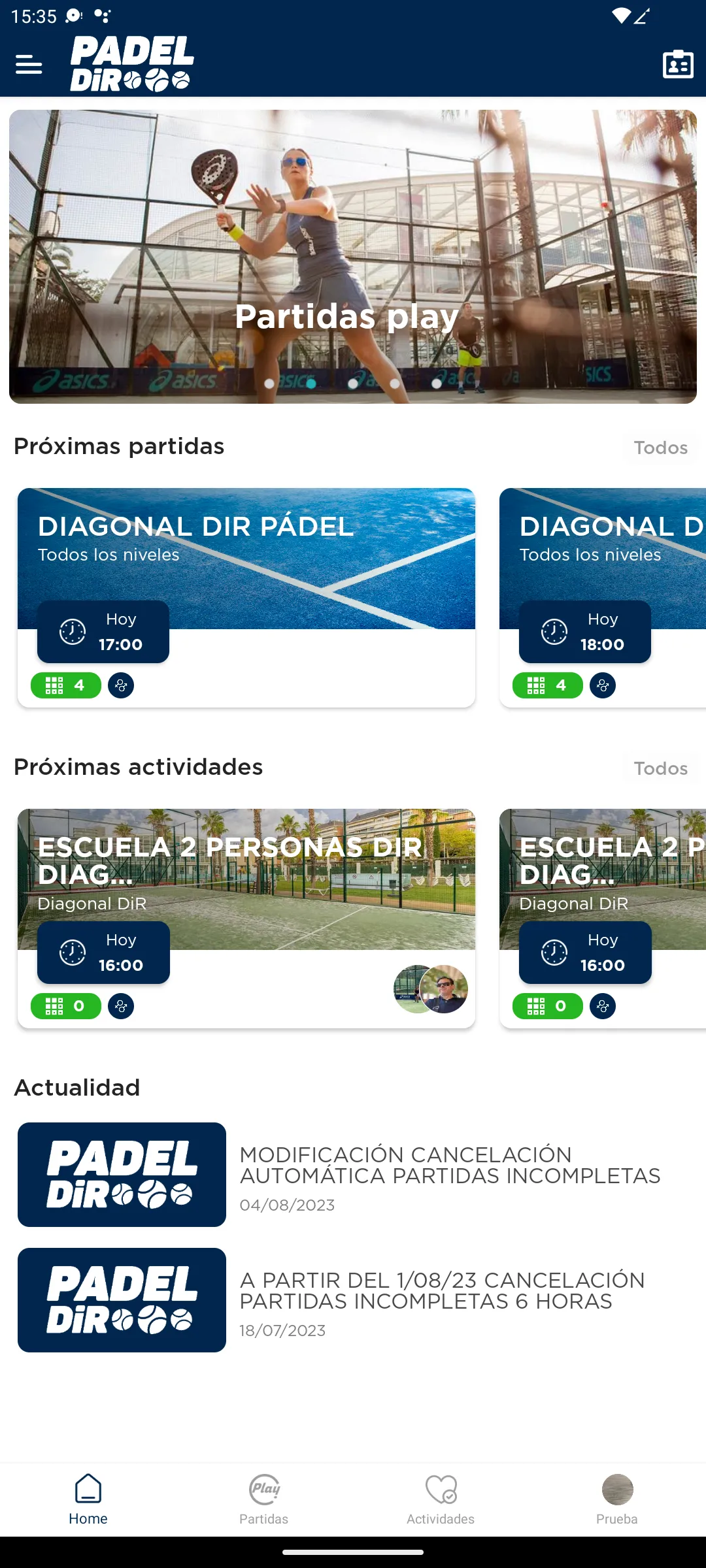 Padel DiR | Indus Appstore | Screenshot