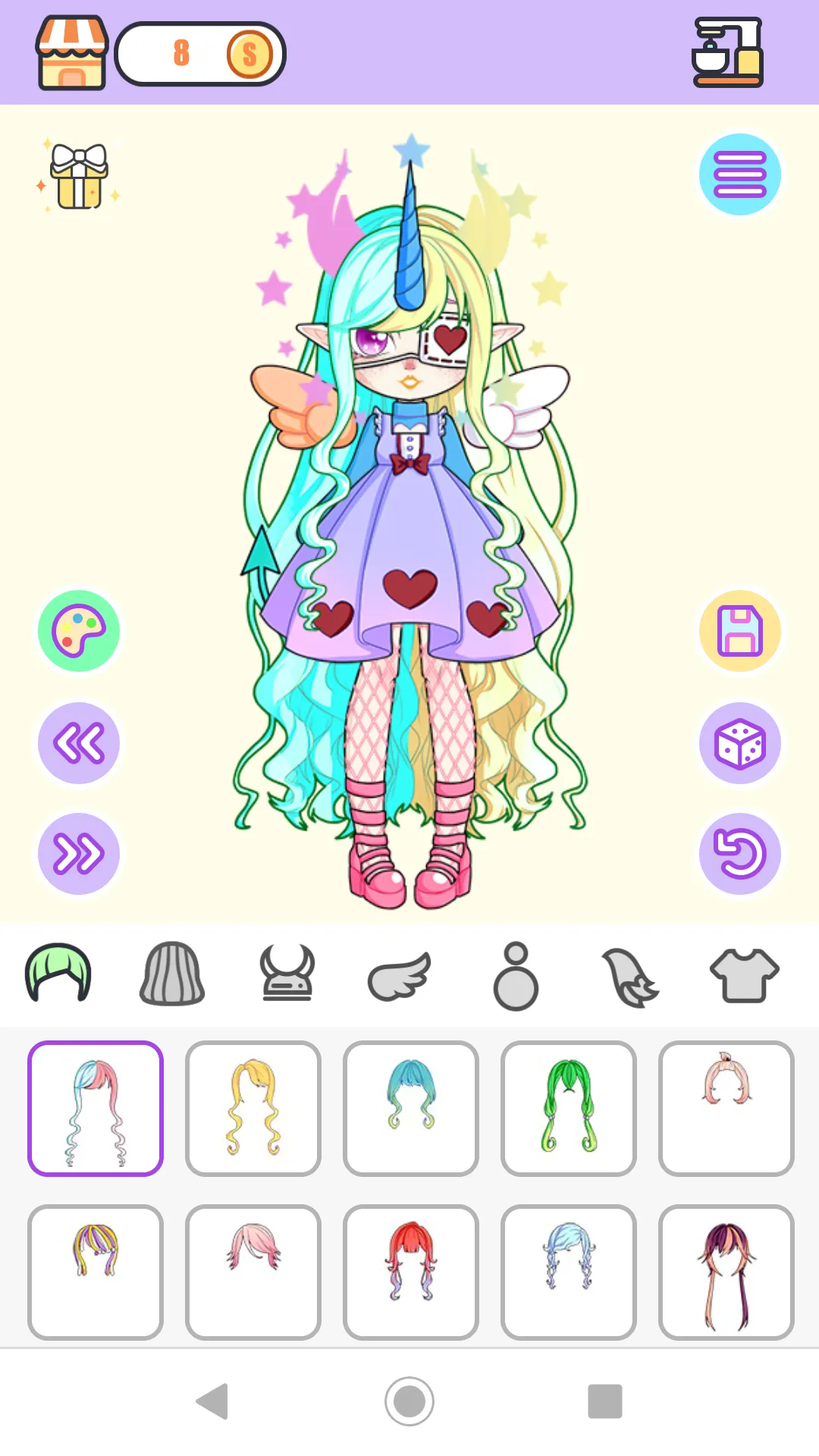 Magical Girl Avatar Factory | Indus Appstore | Screenshot