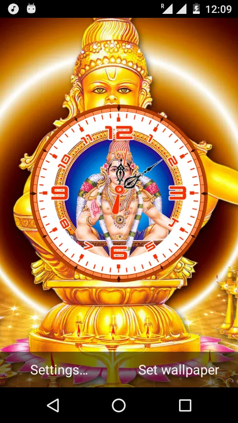 Ayyappa Clock Live Wallpaper | Indus Appstore | Screenshot