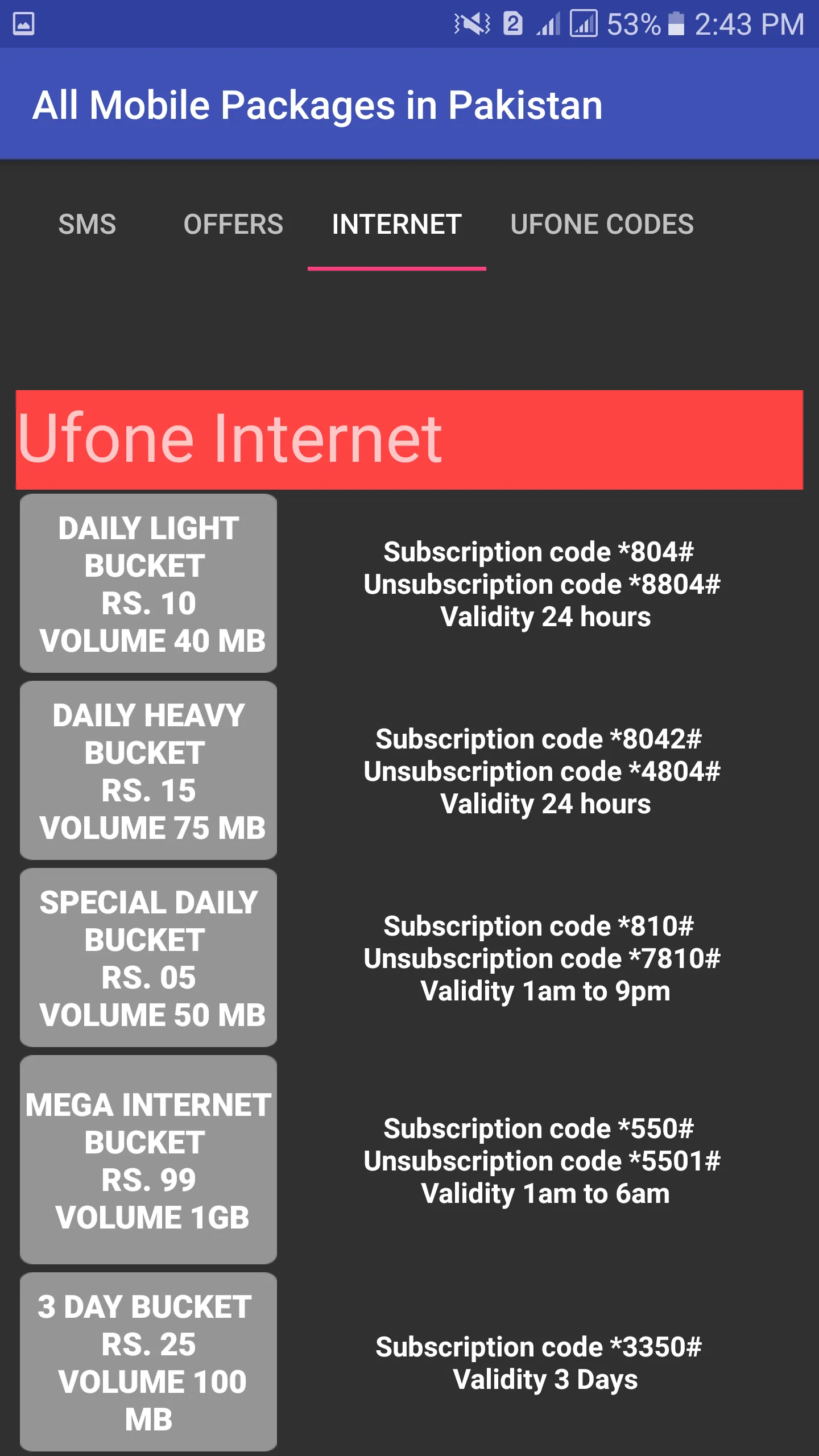 Mobile Packages Pakistan 2018 | Indus Appstore | Screenshot