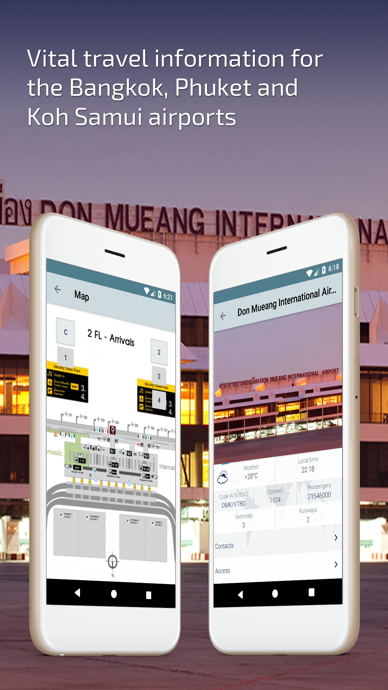 Thailand Airports. Bangkok, Ph | Indus Appstore | Screenshot