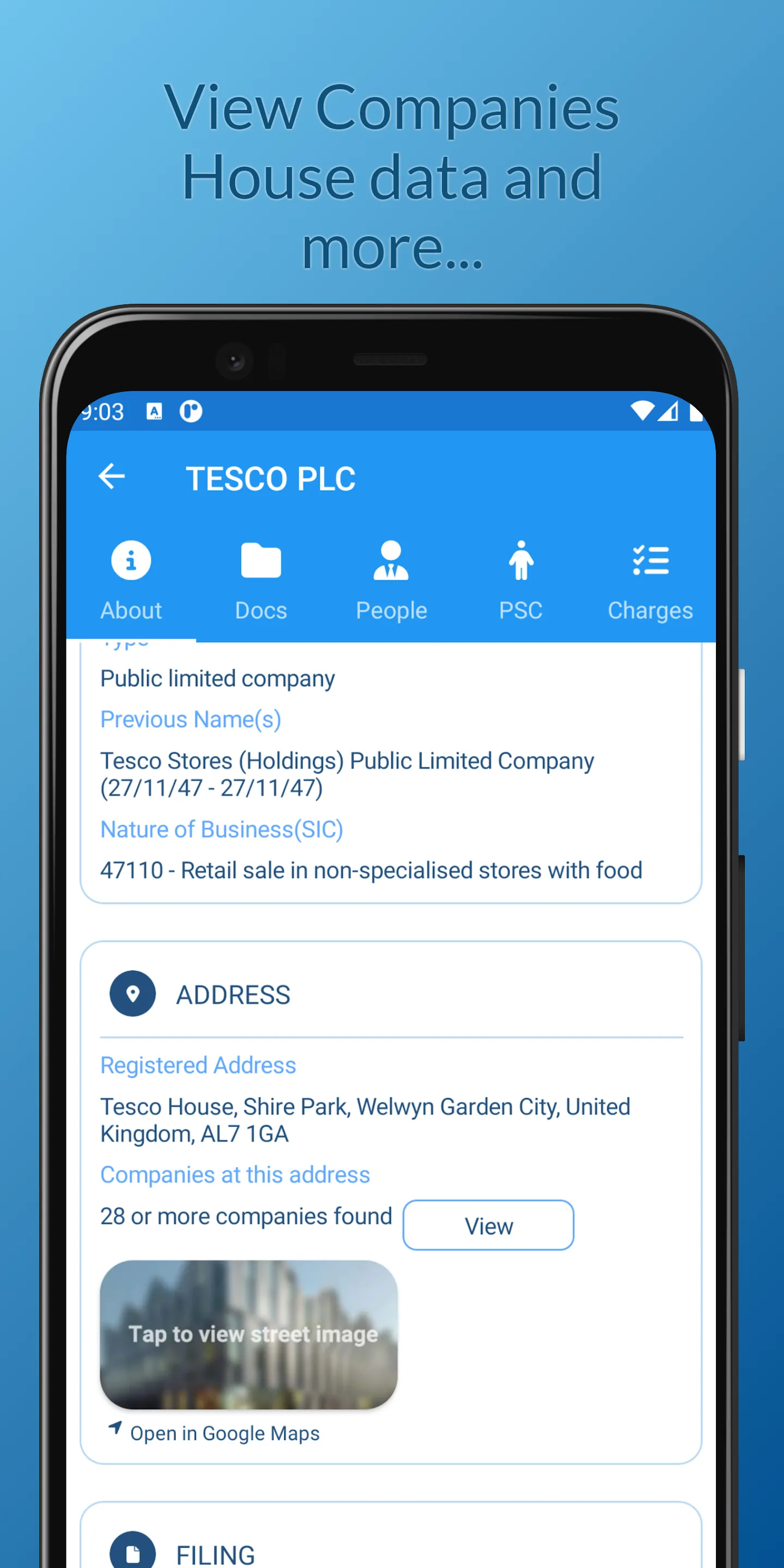 FastUK Companies House Search | Indus Appstore | Screenshot