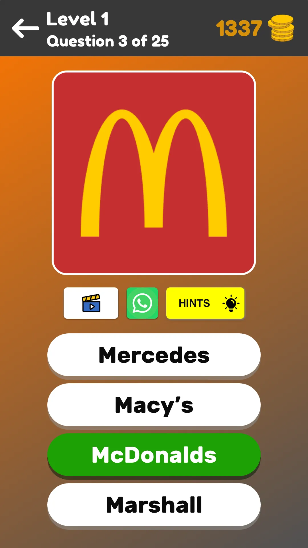 Logo Game: Multiple Choice | Indus Appstore | Screenshot