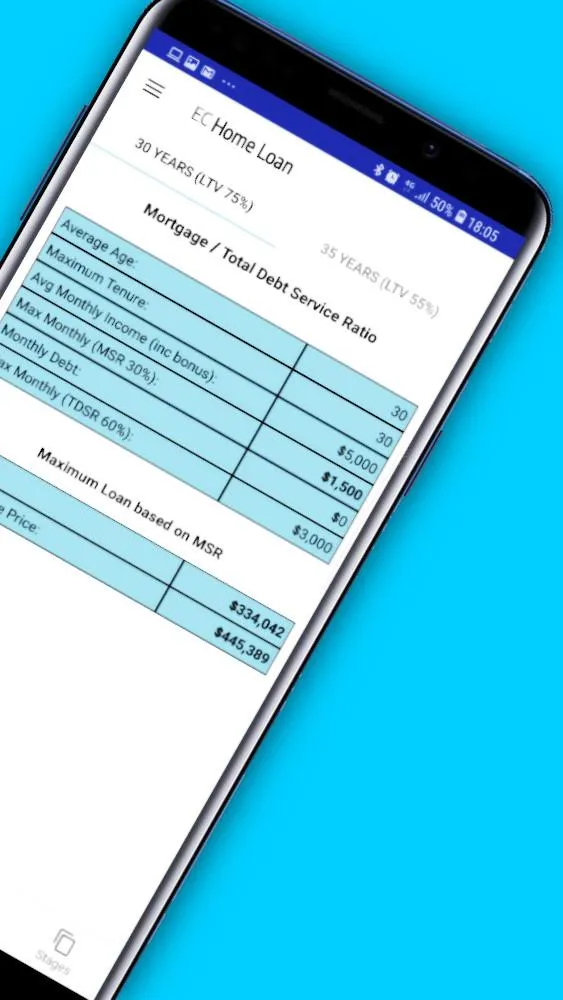 Singapore Home Loan Calculator | Indus Appstore | Screenshot