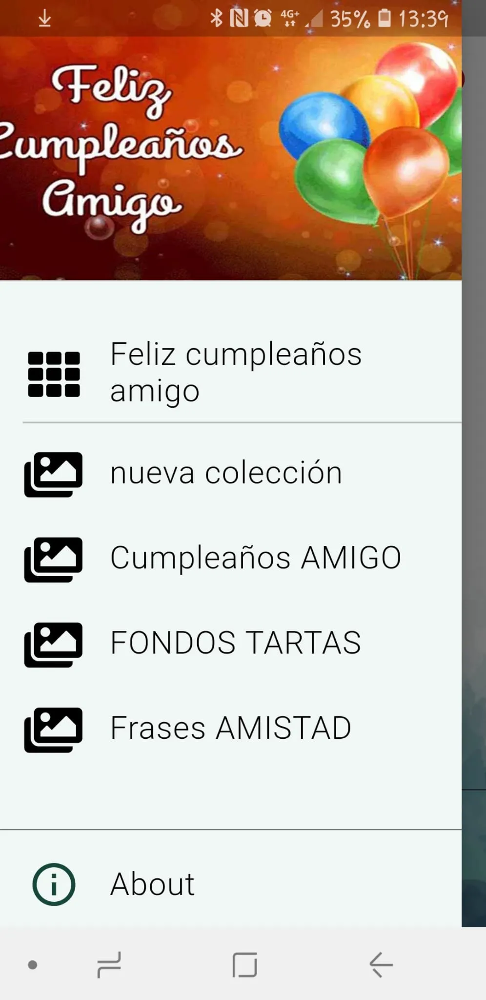 AMIGO MIO FELIZ ANIVERSARIO | Indus Appstore | Screenshot