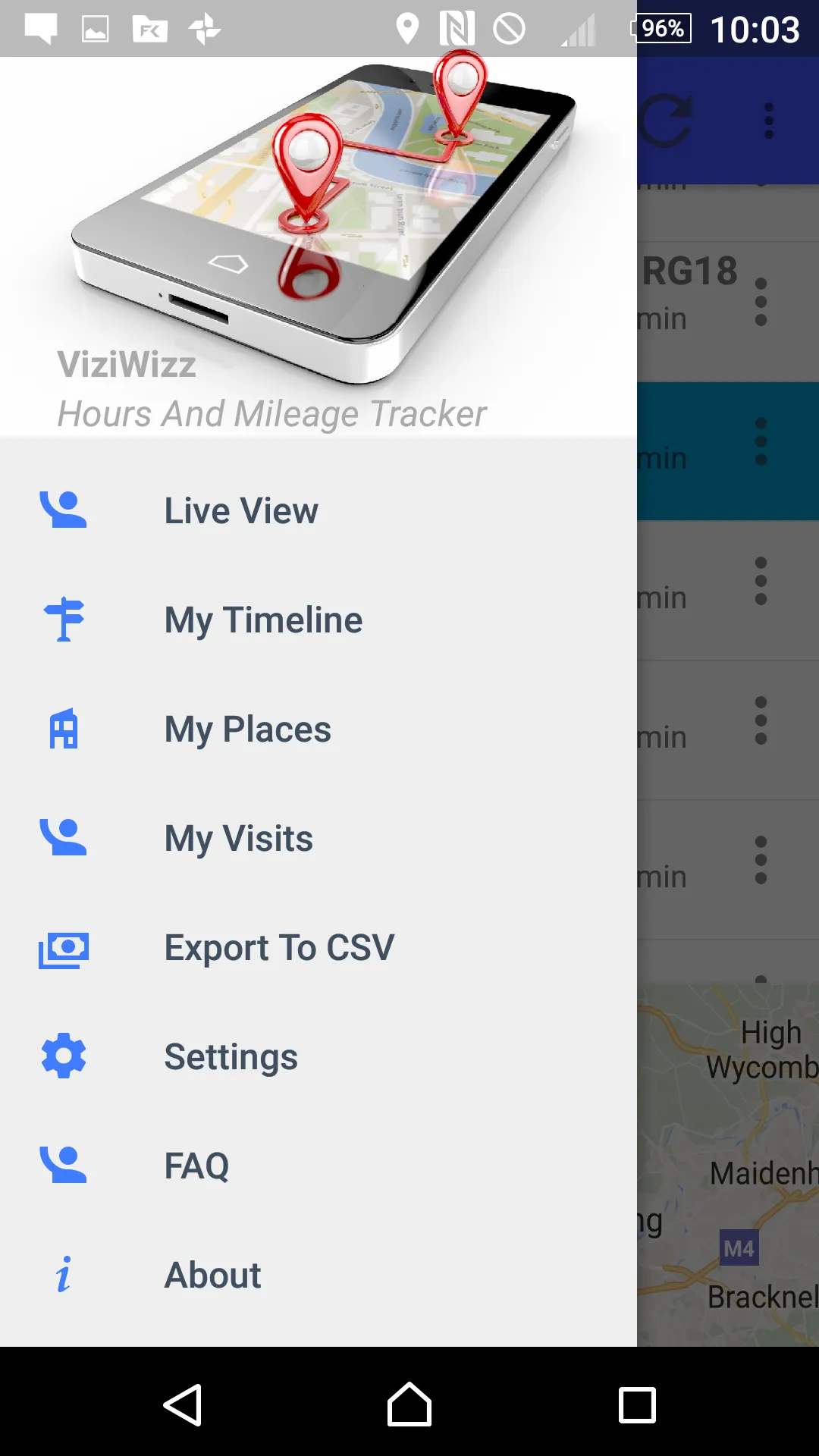 ViziWizz - Journey tracker | Indus Appstore | Screenshot