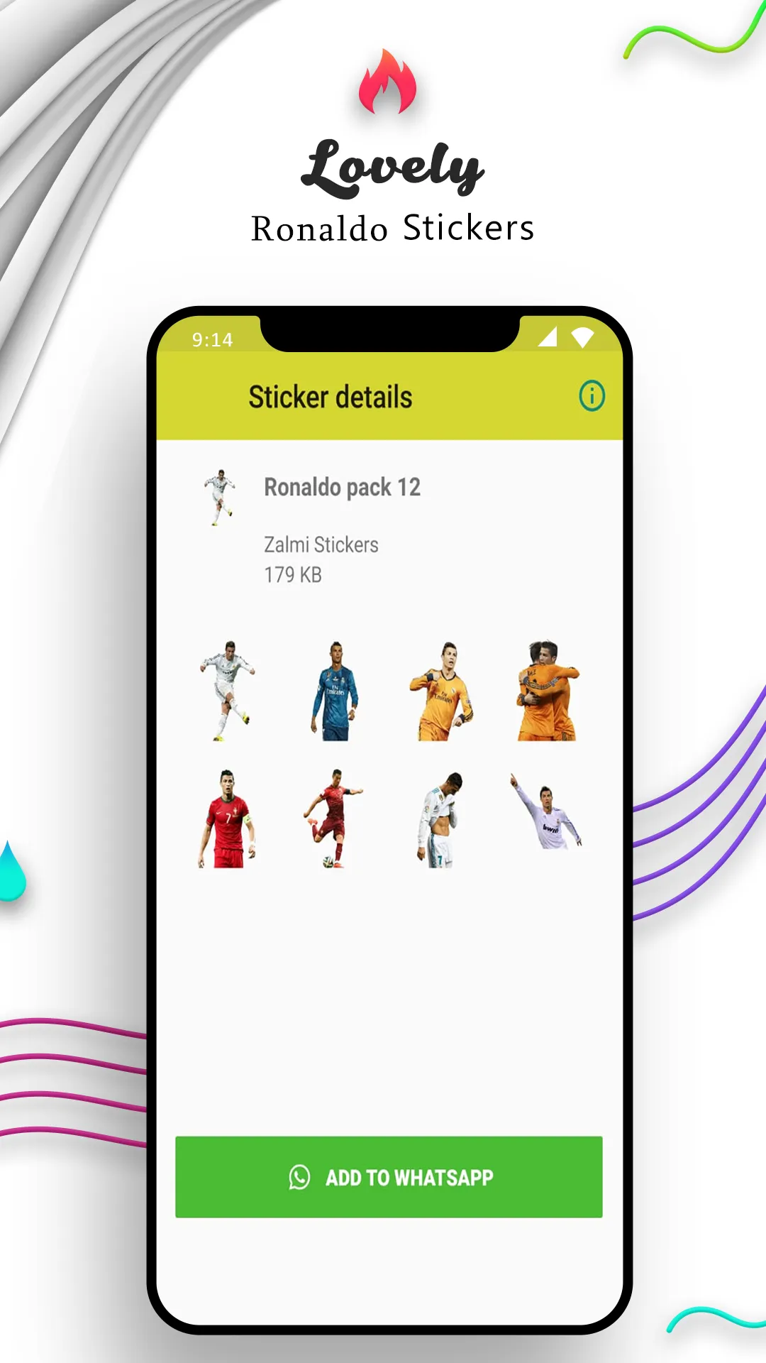 Ronaldo Stickers For Whatsapp | Indus Appstore | Screenshot