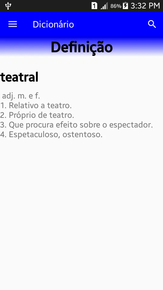 Dicionário Língua Portuguesa | Indus Appstore | Screenshot