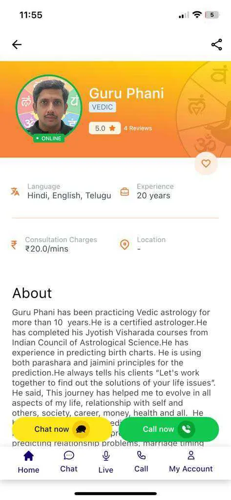 AstroChakra | Indus Appstore | Screenshot