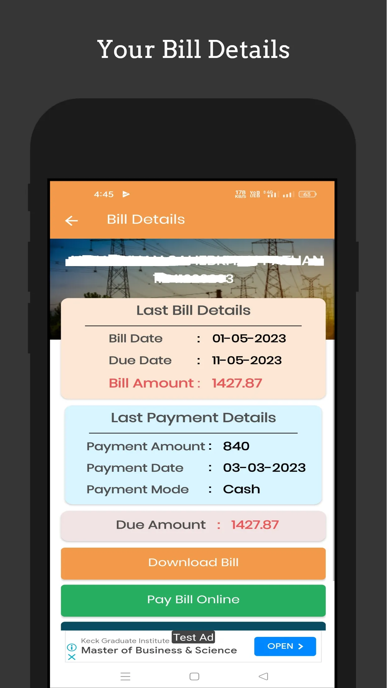 DG Vij Bill Check Online | Indus Appstore | Screenshot