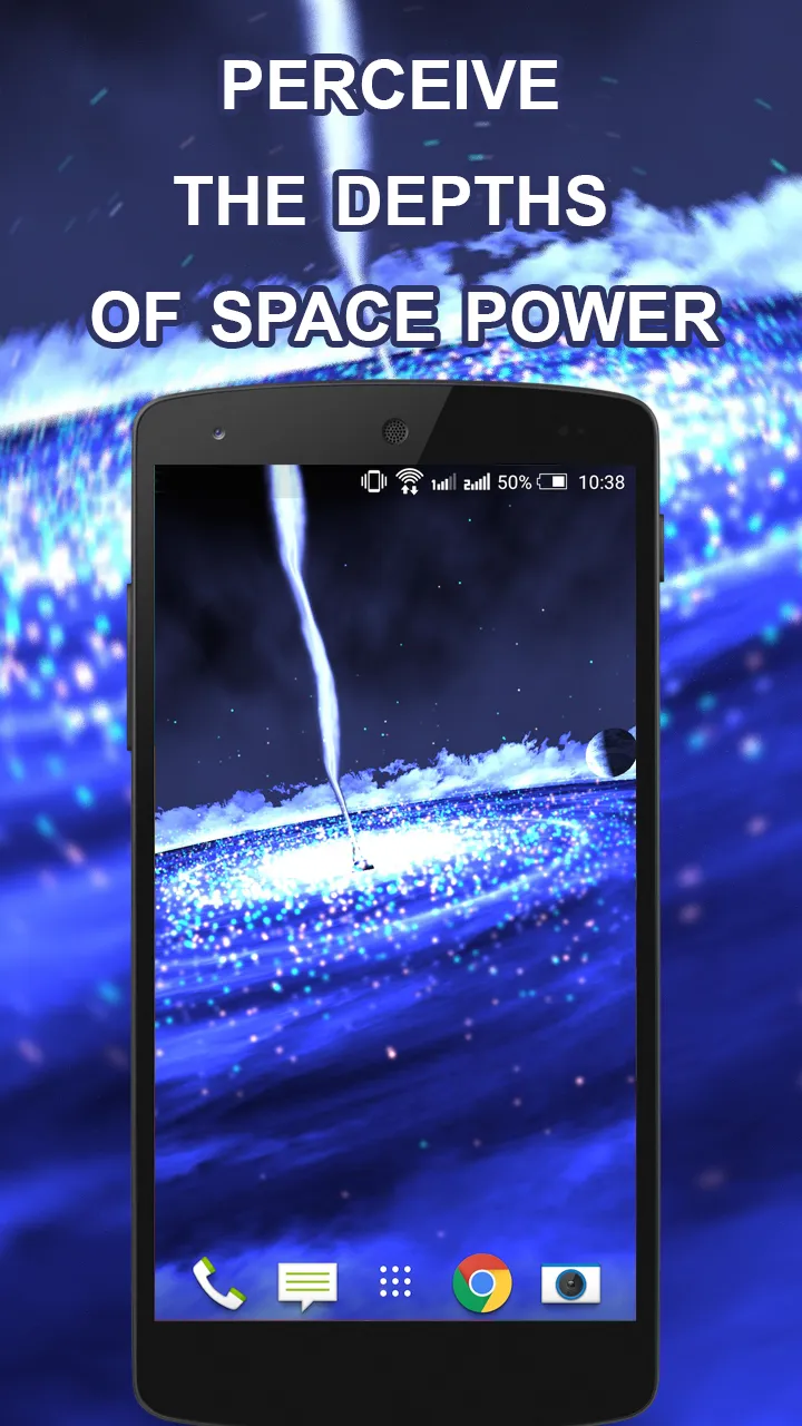 Quasar 3D live wallpaper | Indus Appstore | Screenshot