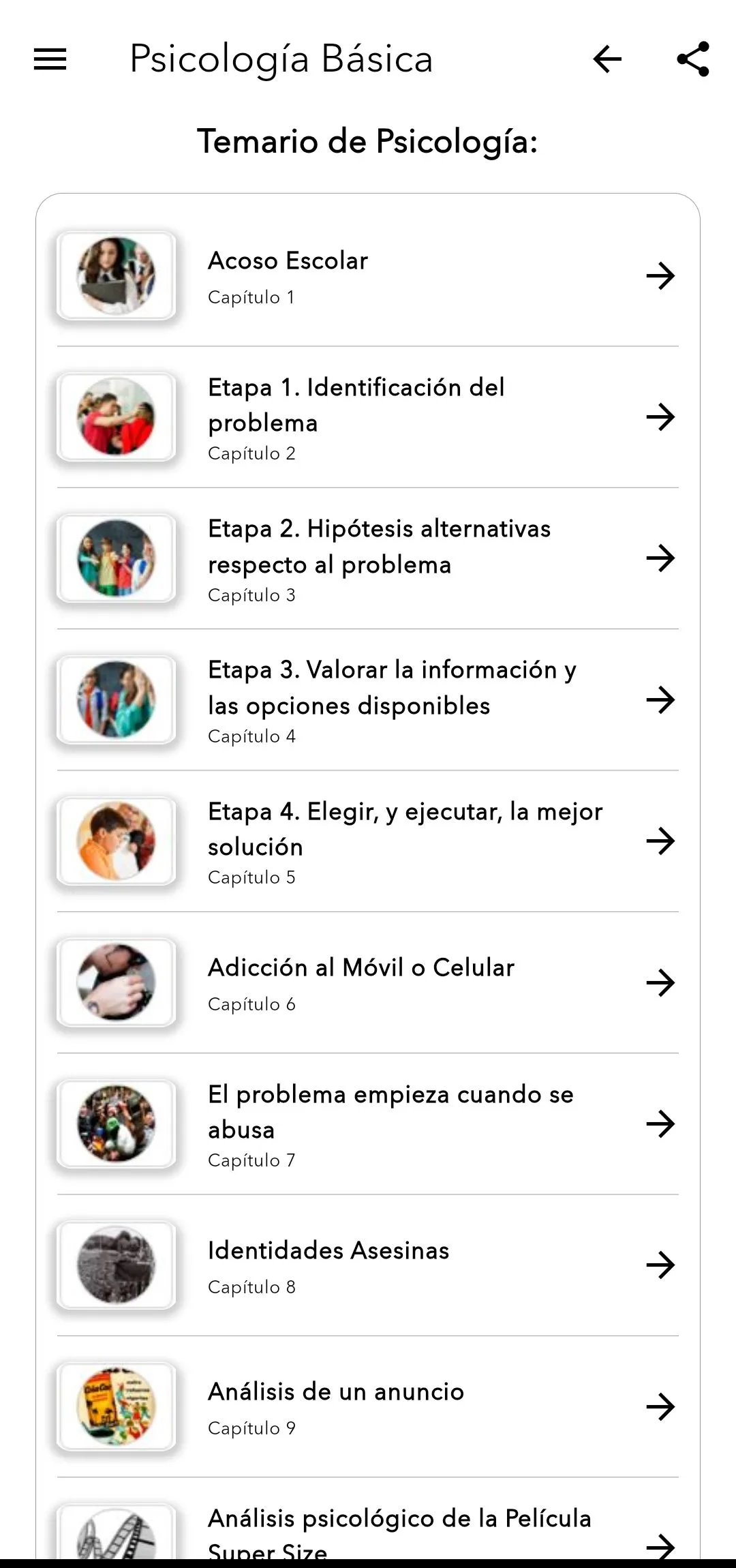 Psicología Básica | Indus Appstore | Screenshot