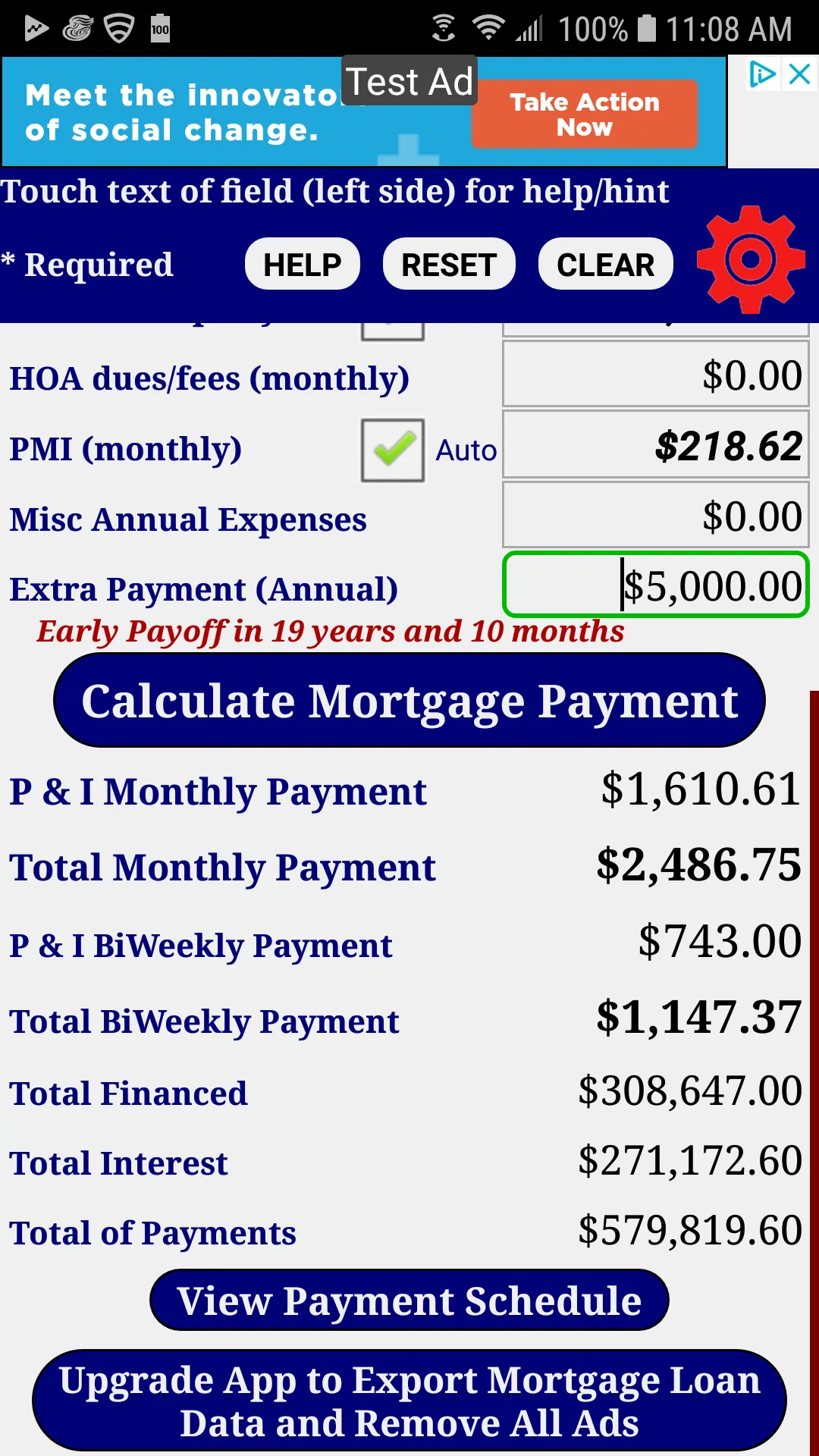 Mortgage Payment Calculator | Indus Appstore | Screenshot