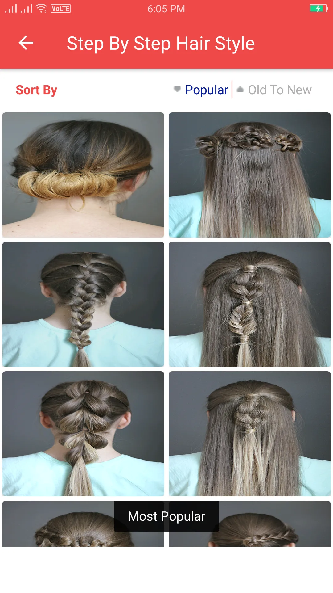 Girls Hairstyle Step by Step | Indus Appstore | Screenshot