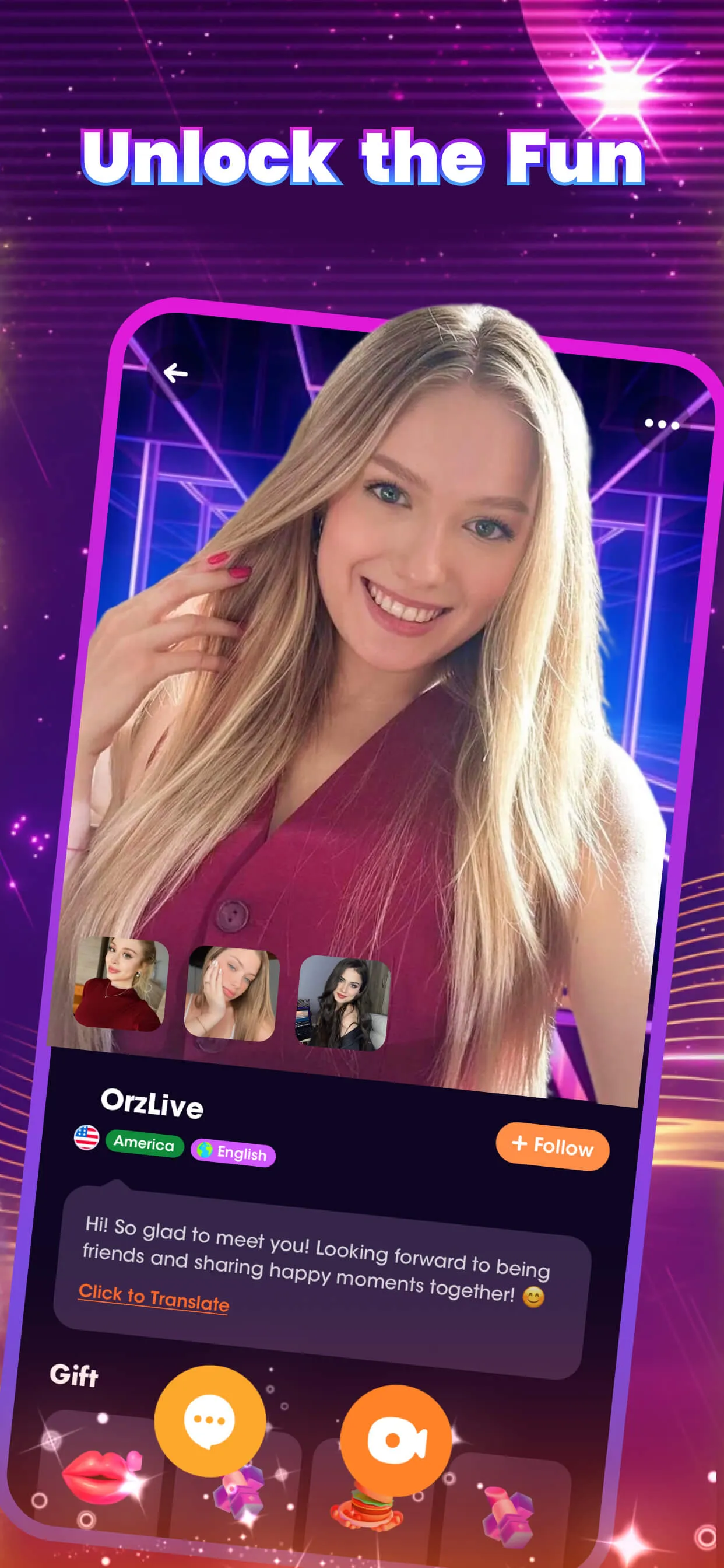 Orz Live - Video Chat Online | Indus Appstore | Screenshot