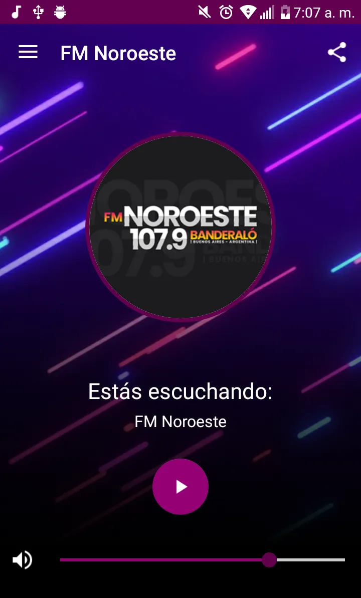 FM Noroeste Banderalo | Indus Appstore | Screenshot