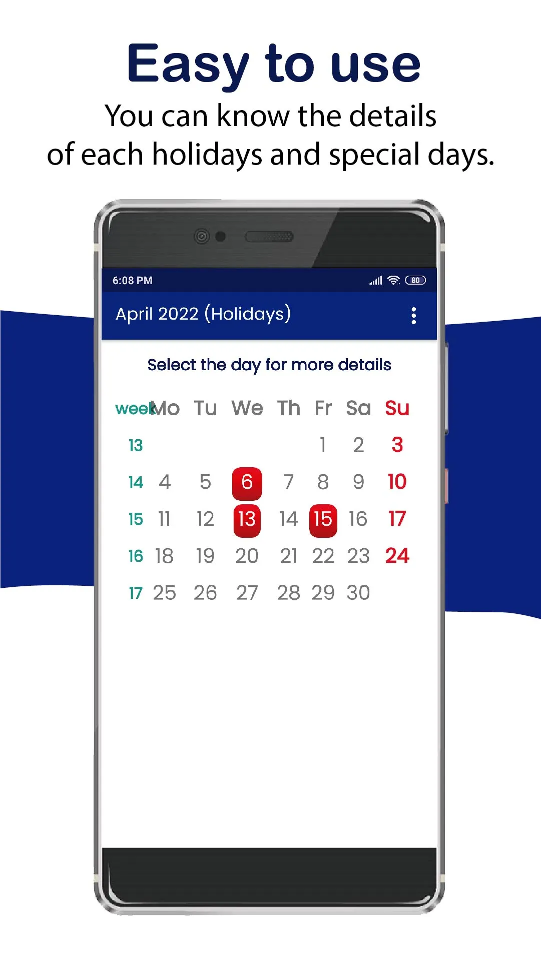 Thailand calendar 2024 | Indus Appstore | Screenshot