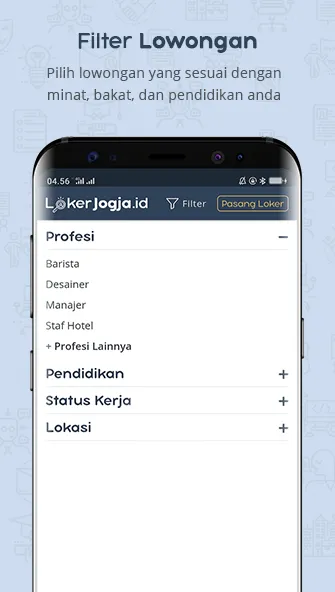 LOKER JOGJA - Lowongan Kerja J | Indus Appstore | Screenshot