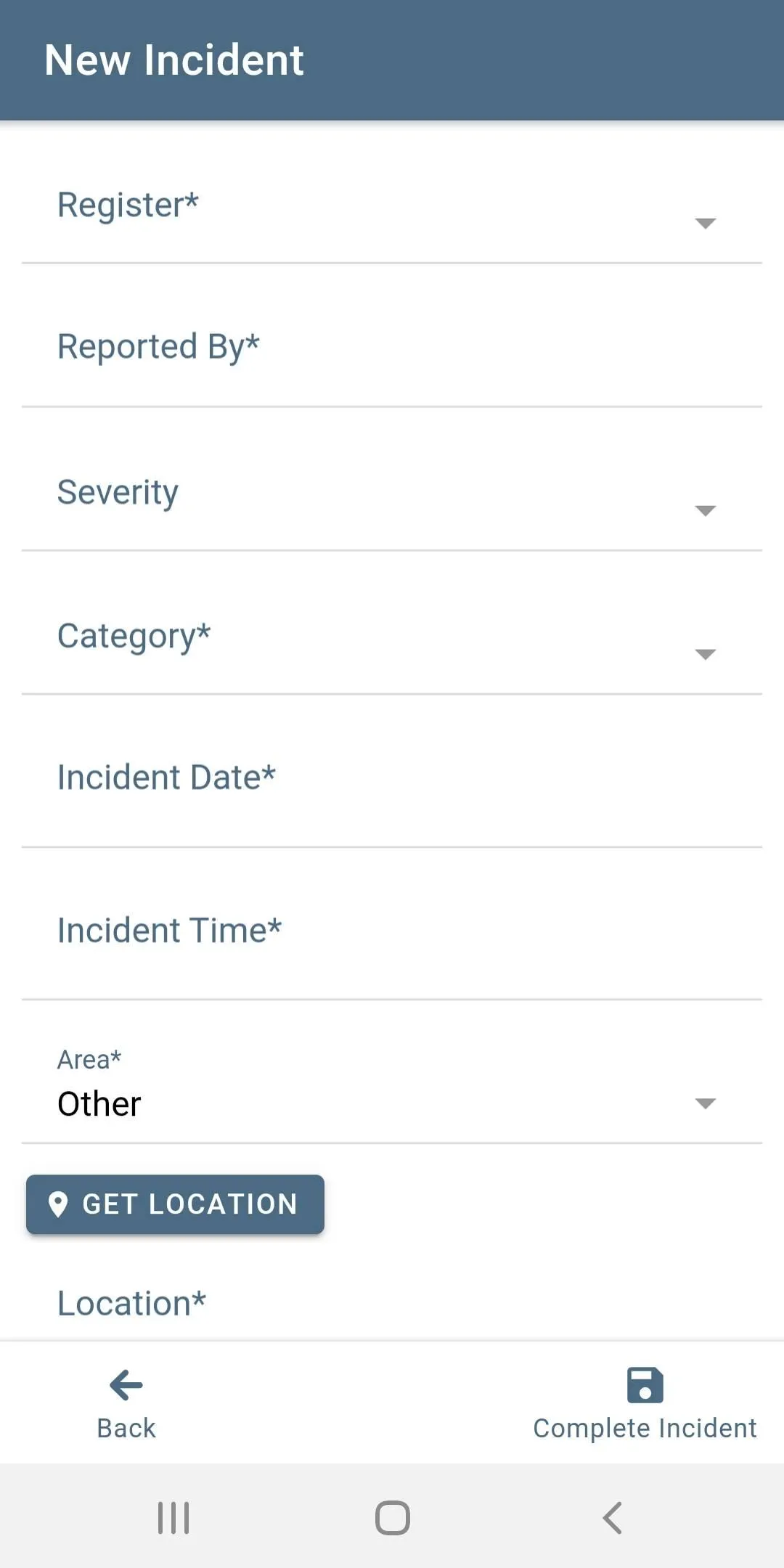 MY Incidents | Indus Appstore | Screenshot