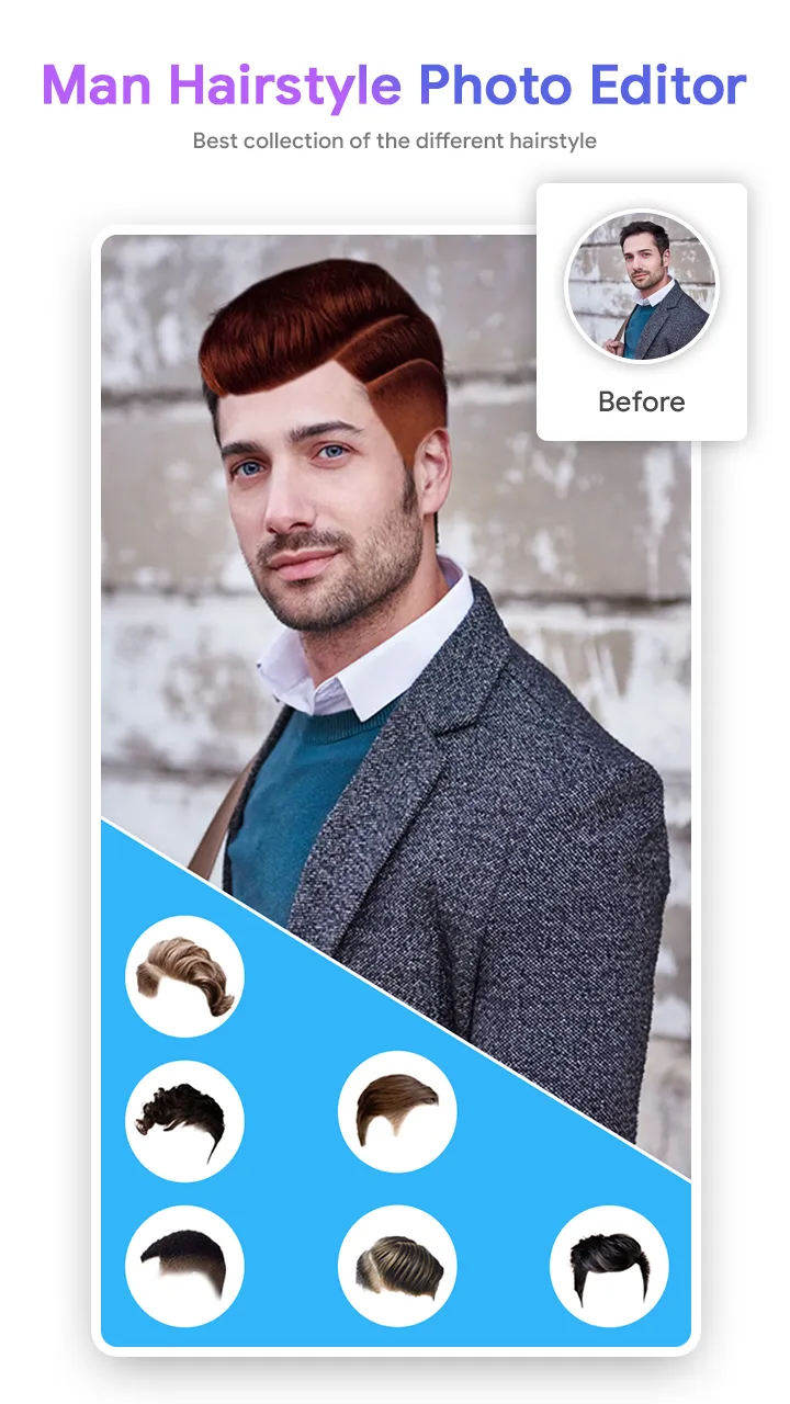 Man Hairstyle Photo Editor | Indus Appstore | Screenshot