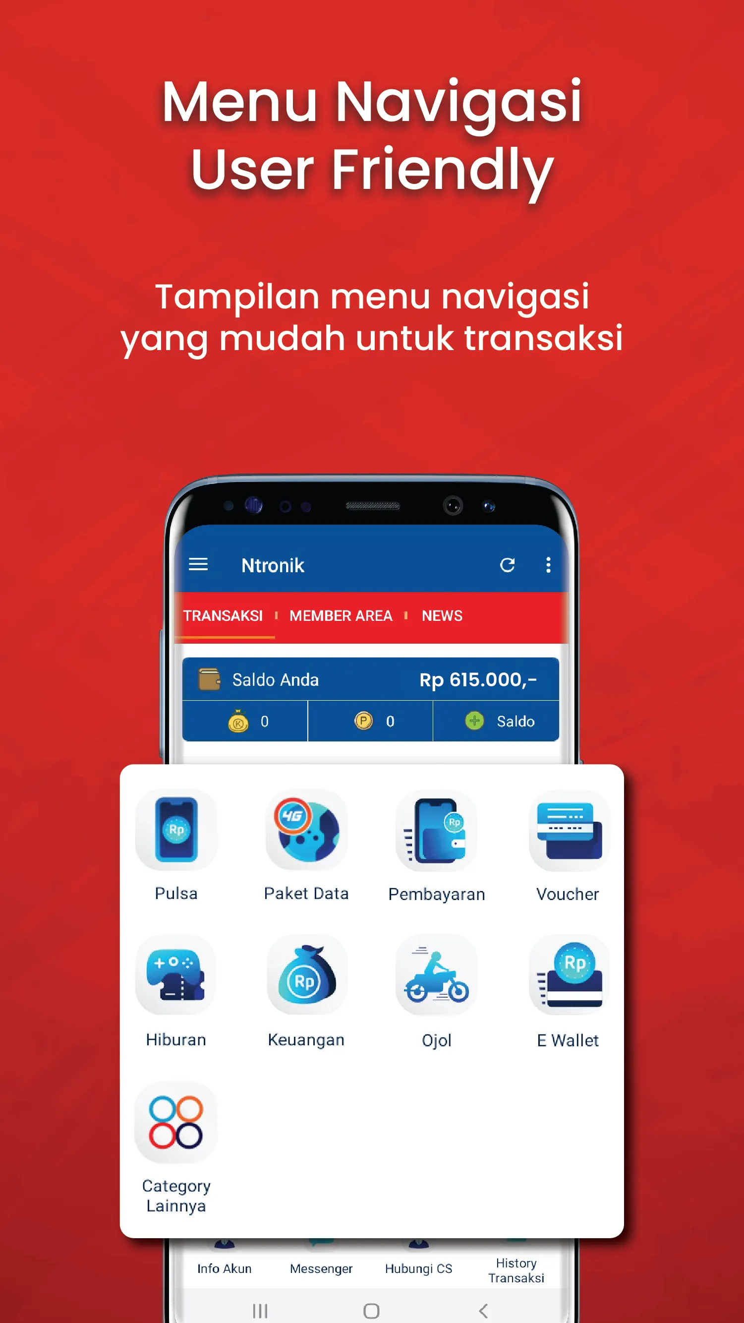 NTronik : Isi Pulsa Murah | Indus Appstore | Screenshot