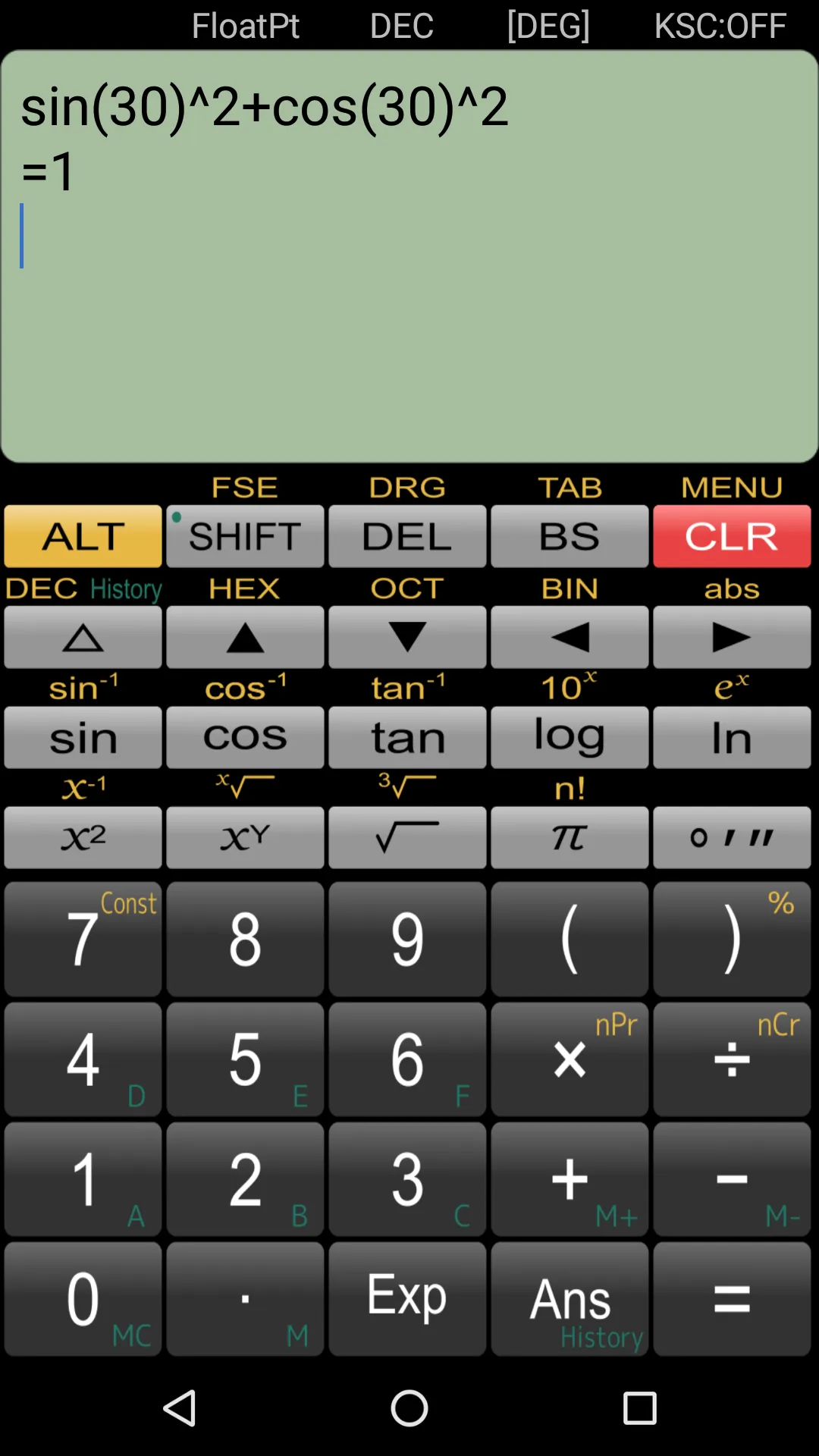 Panecal Scientific Calculator | Indus Appstore | Screenshot