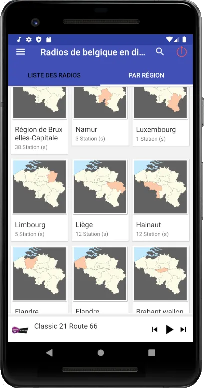 Radios de Belgique en direct | Indus Appstore | Screenshot