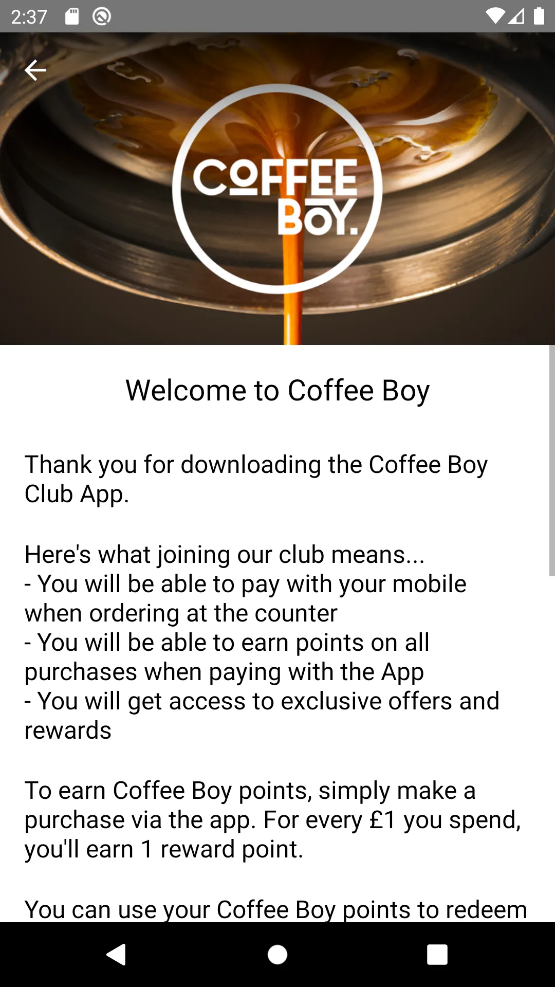 Coffee Boy | Indus Appstore | Screenshot