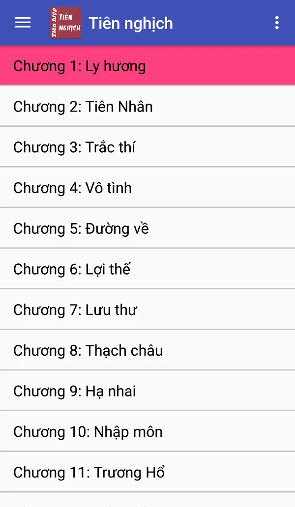 Tien nghich - Truyen offline | Indus Appstore | Screenshot