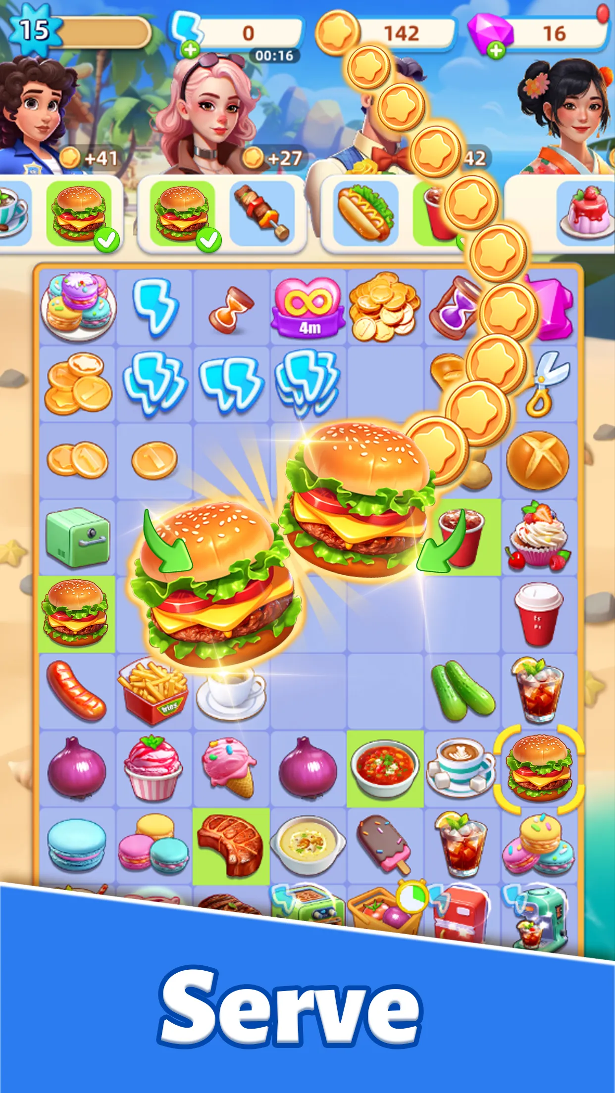 Merge Diner - Restaurant Games | Indus Appstore | Screenshot