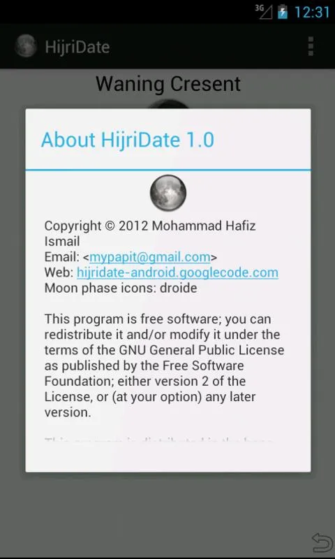 Islamic Hijri Date | Indus Appstore | Screenshot