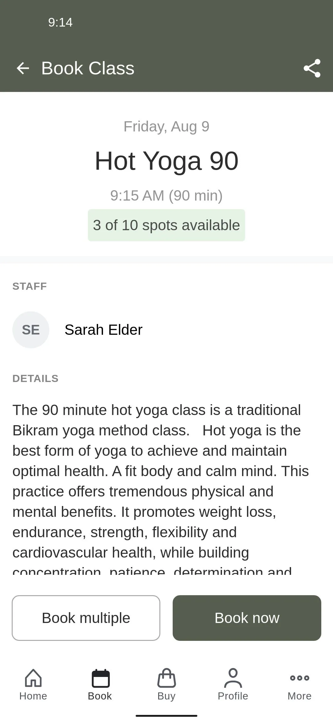 Beaches Hot Yoga | Indus Appstore | Screenshot