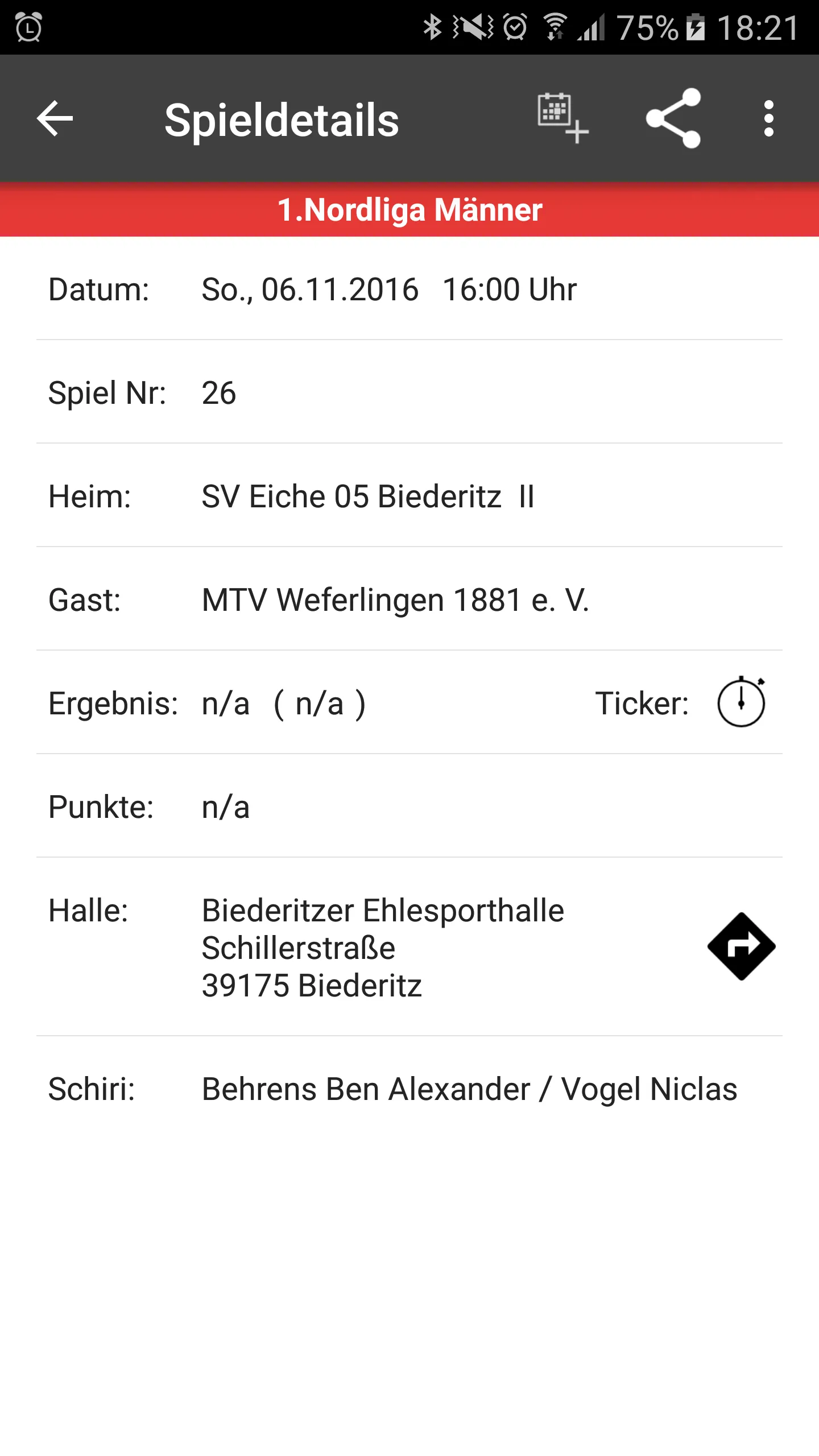 MTV Weferlingen Handball | Indus Appstore | Screenshot