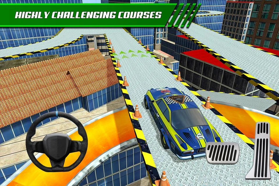 Roof Jumping Car Parking Games | Indus Appstore | Screenshot