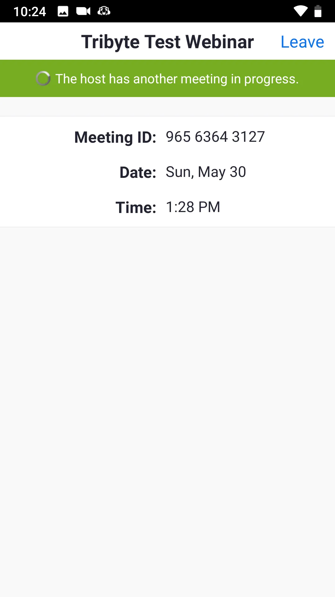 Tribyte Meeting Client | Indus Appstore | Screenshot