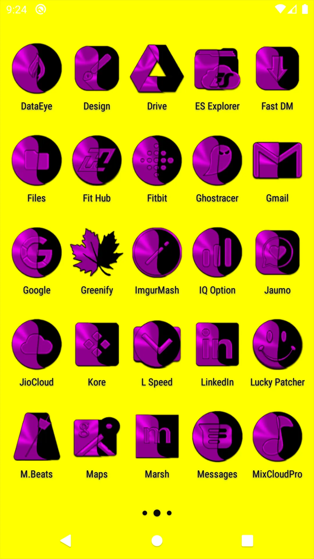 Wicked Magenta Icon Pack | Indus Appstore | Screenshot