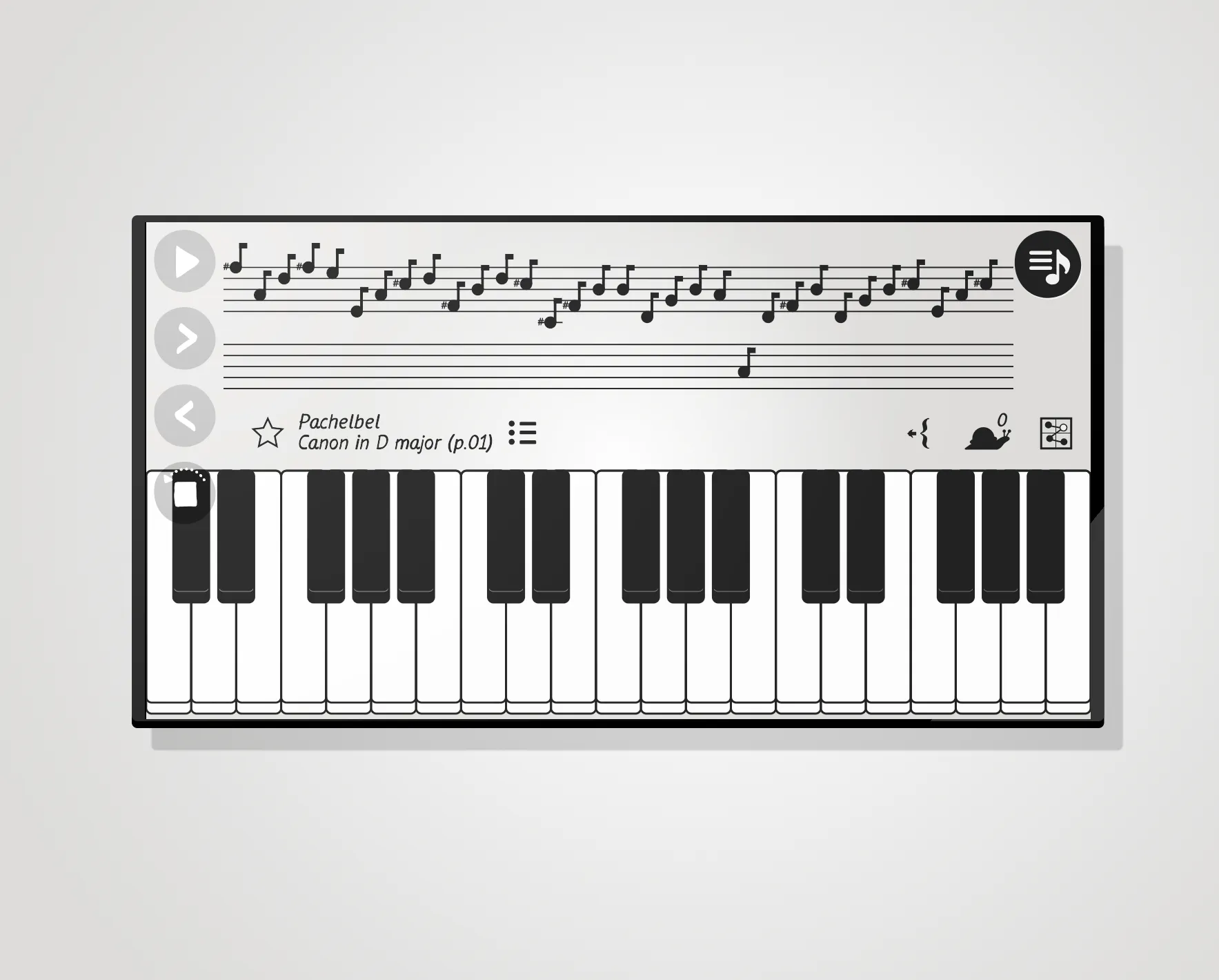 Pianizator 22: piano tutorials | Indus Appstore | Screenshot