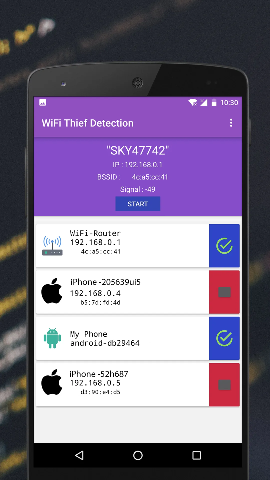 WiFi Thief Detection | Indus Appstore | Screenshot