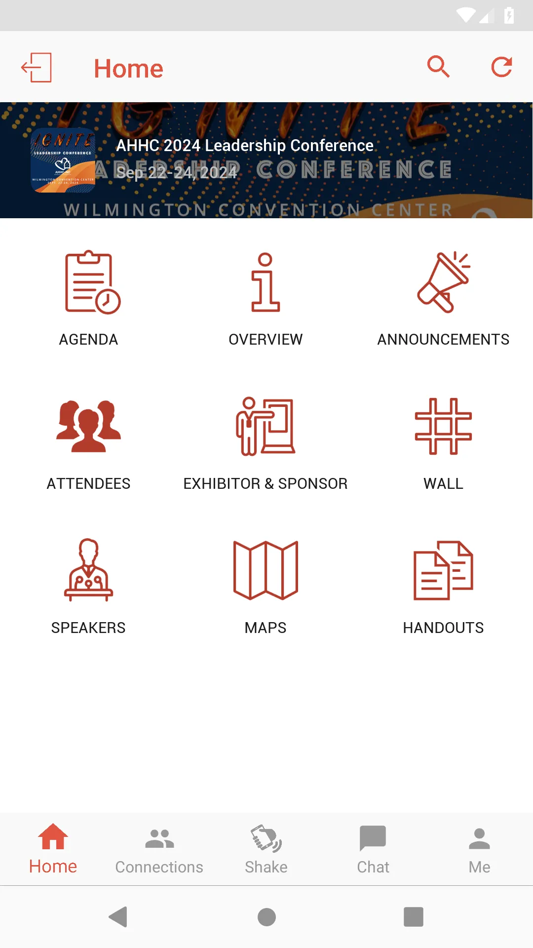 AHHC of NC Events | Indus Appstore | Screenshot